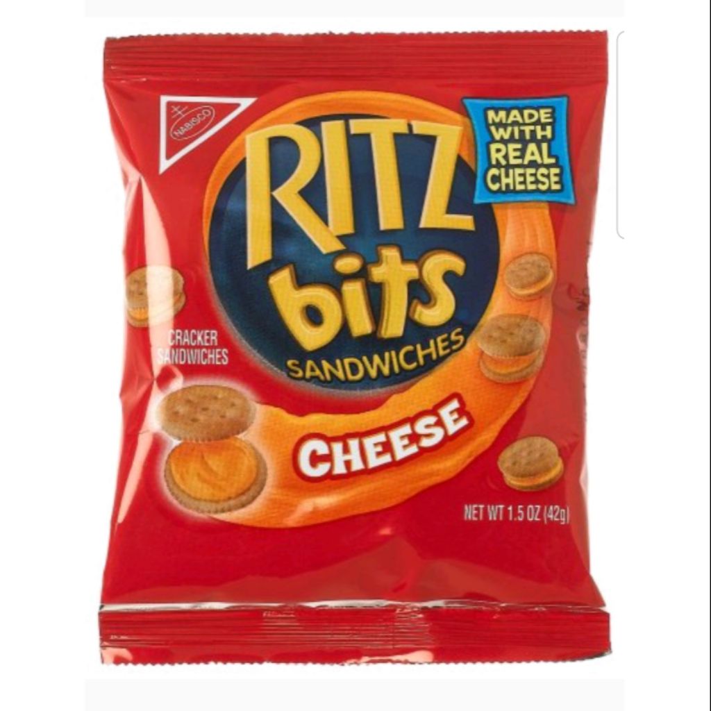 3 packets @ $15 Ritz Bits sandwitch real cheese 42g, 2 x Ritz Bits (85g ...