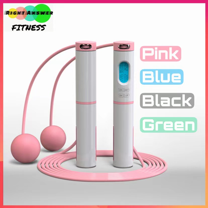 Jump Rope Smart Dual Purpose Digital Skipping Rope 4 Mode Anti-Slip Sport Exercise Workout Home Gym Speed Training Fitness