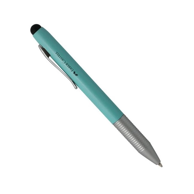 Faber-Castell Ballpoint Stylus Pen Vernate II Pale Green Barrel - Gambar 2