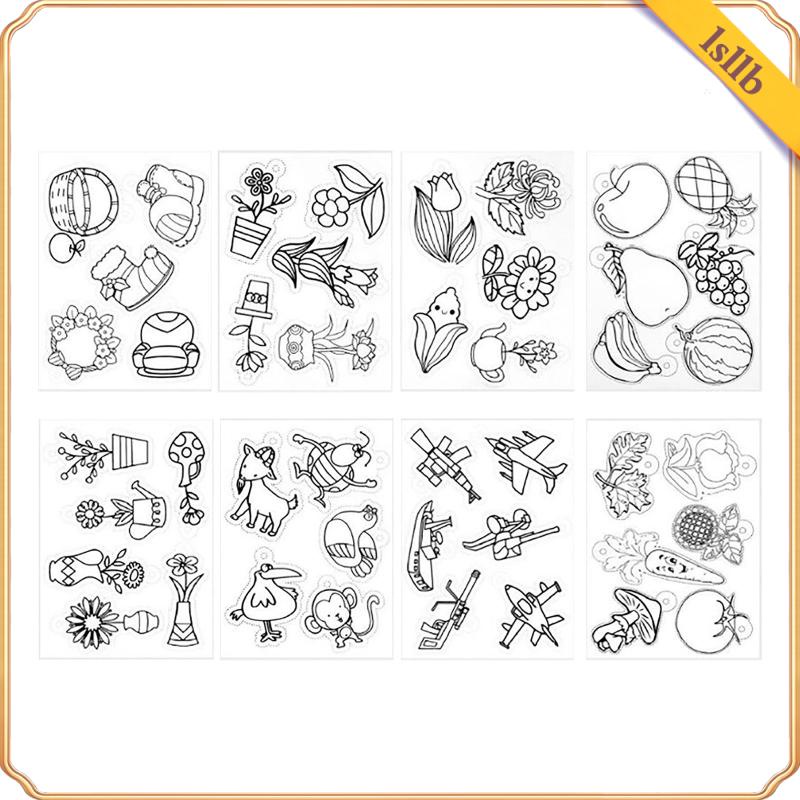8x Shrink Plastic Sheets with Pattern Tool Shrinkable for Adults Girls ...