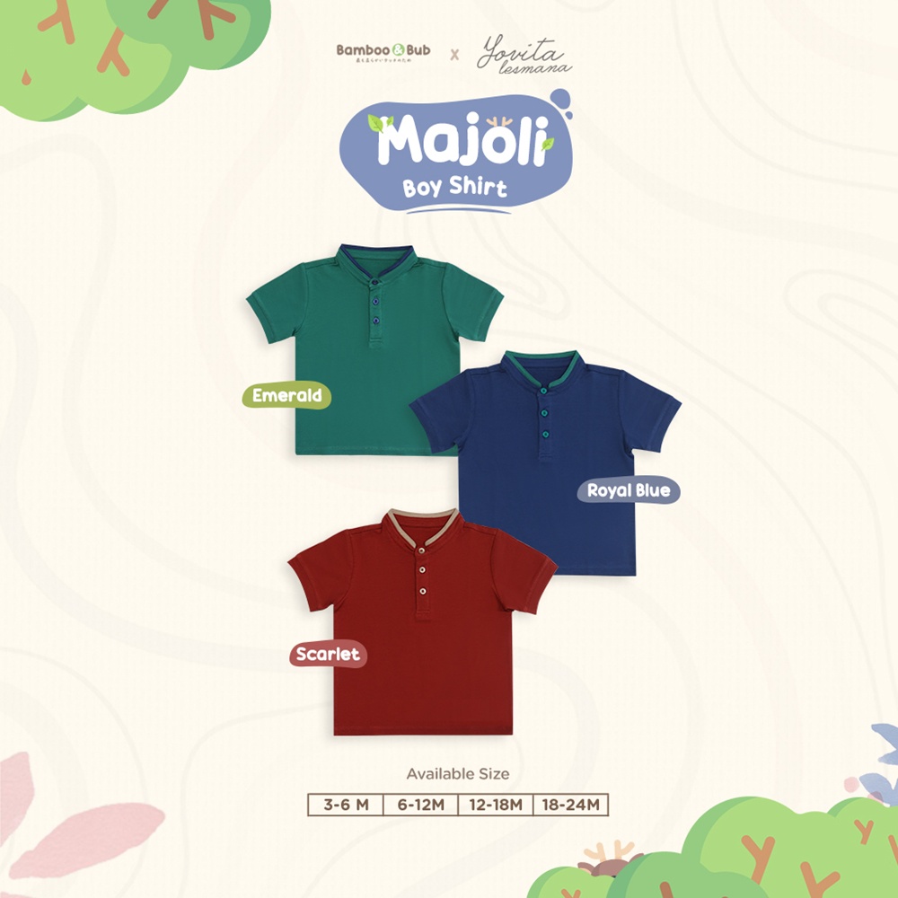 Premium Bamboo And Organic Cotton Majoli Polo Shirt For Boys 