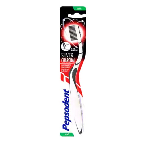 Pepsodent Toothbrush Silver Charcoal 1's - Gambar 4