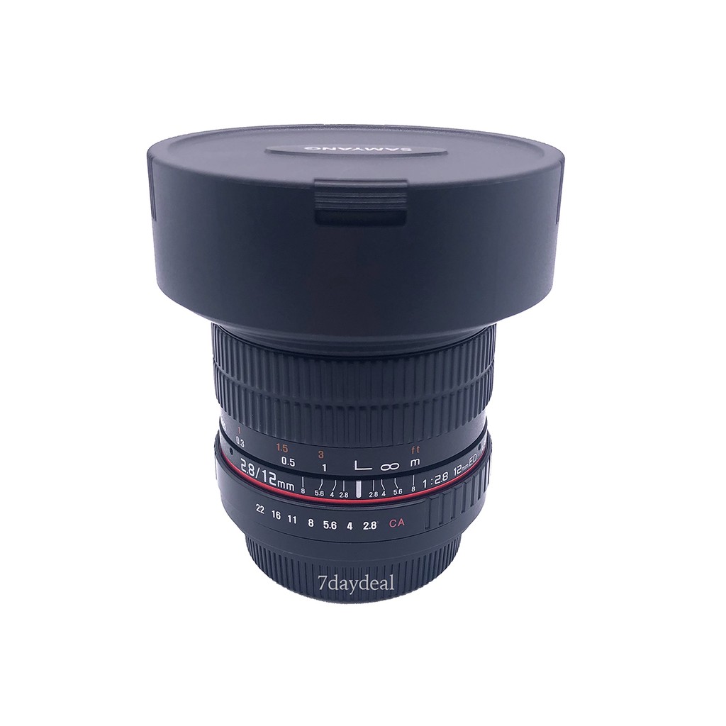 Samyang 12mm f2.8 ED AS NCS Fisheye Full Frame Lens (F / EF Mount