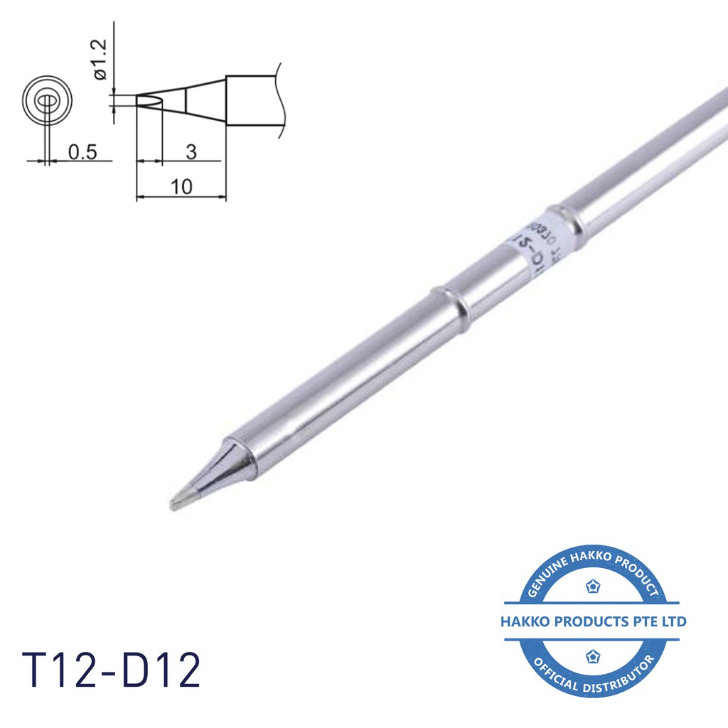 HAKKO T12-D12 Soldering Tip | Hakko Products T12 Soldering Station Iron ...