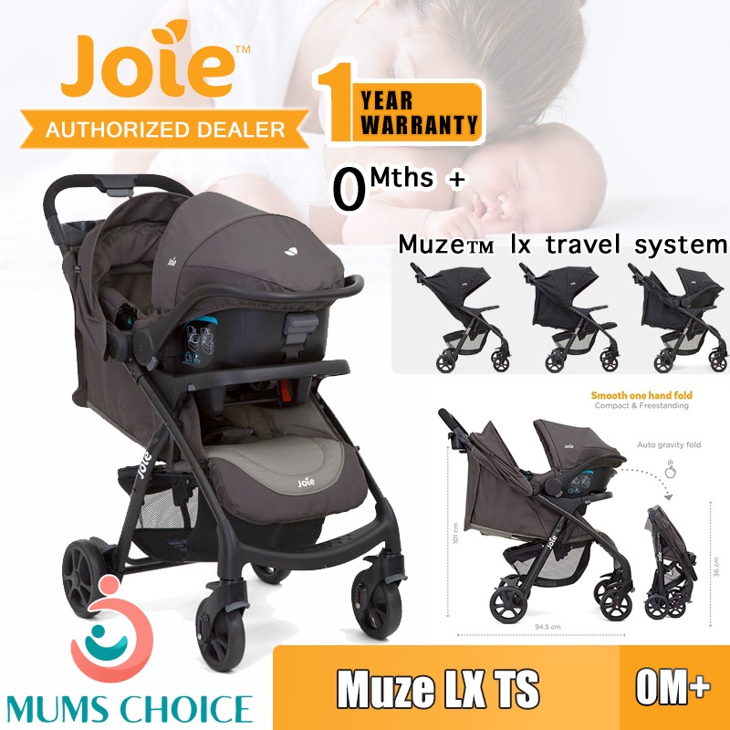 POUSSETTE MUZE LX TS W/ JUVA DARK PEWTER JOIE