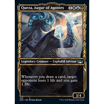 MTG Magic The Gathering [SNC]: Queza, Augur of Agonies | Shopee Singapore