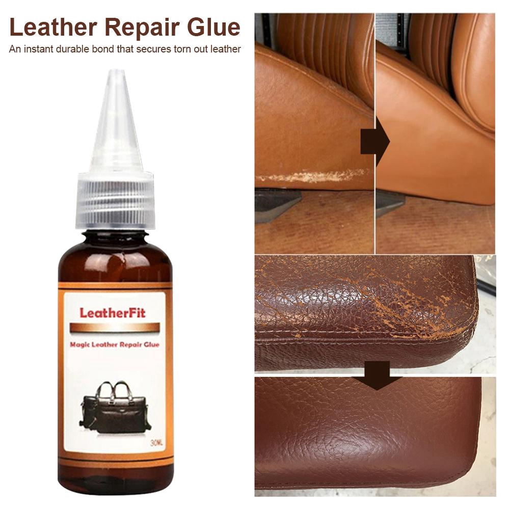 Leather Filler Waterproof Durable Leather Repair Glue Leather Restoration  Gel for Furniture Car Seats Jackets