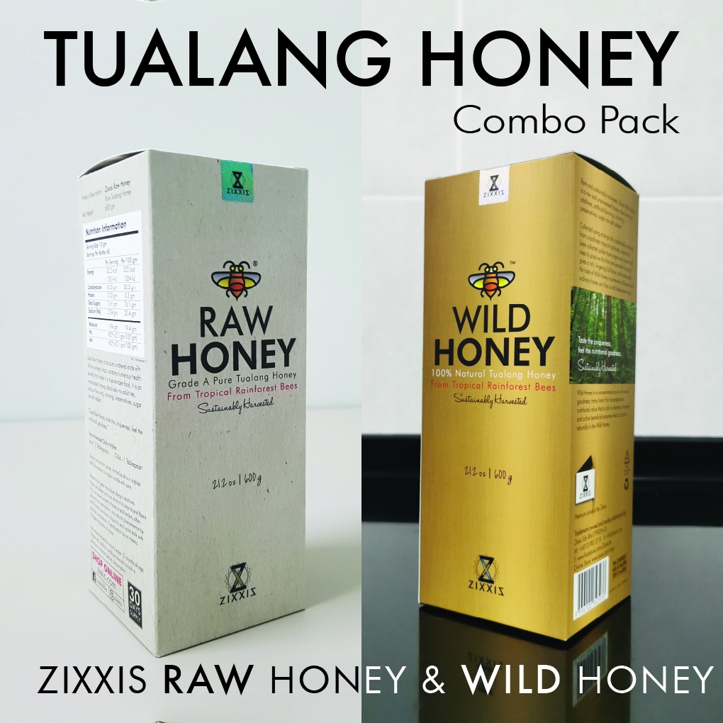 ZIXXIS TUALANG HONEY COMBO (Zixxis Raw Honey 600gm & Zixxis Wild