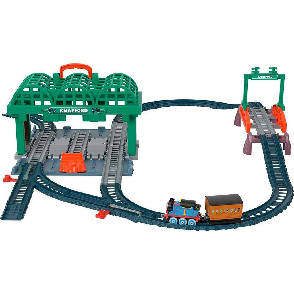 Thomas & Friends Knapford Station Die Cast Push Along Train Set REFRESH ...