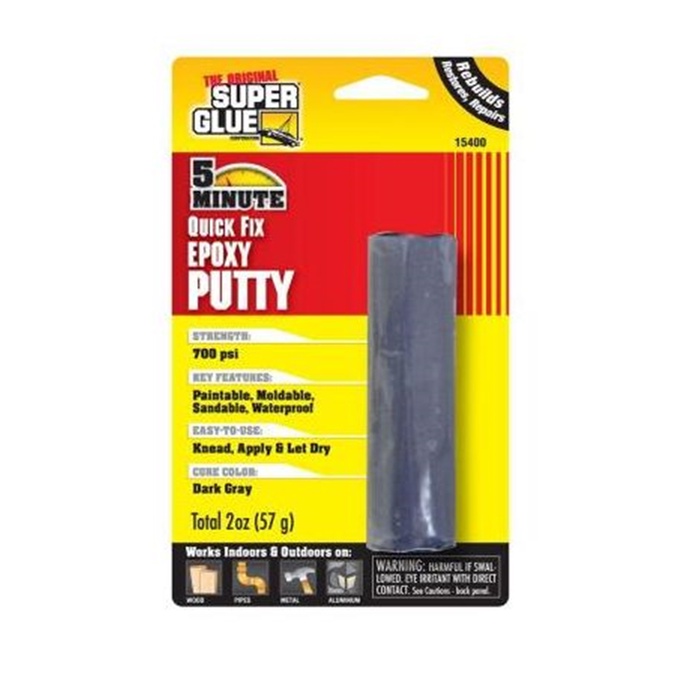 Pacer 5 Min Quick-Set Epoxy Putty Stick, 2 oz