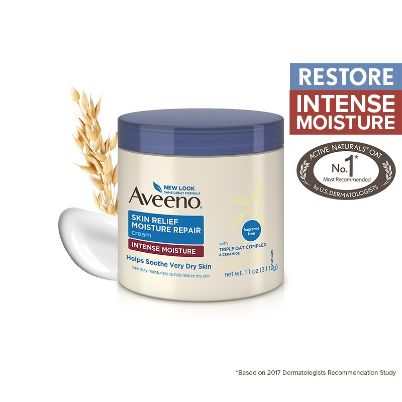 Aveeno Skin Relief Intense Moisture Repair Cream 311g Shopee Singapore