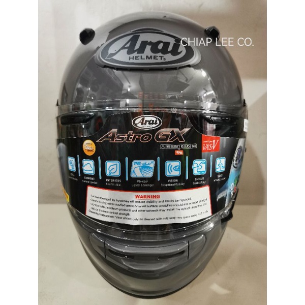 Arai ASTRO GX modern grey (NEW) PSB Approved | Shopee Singapore