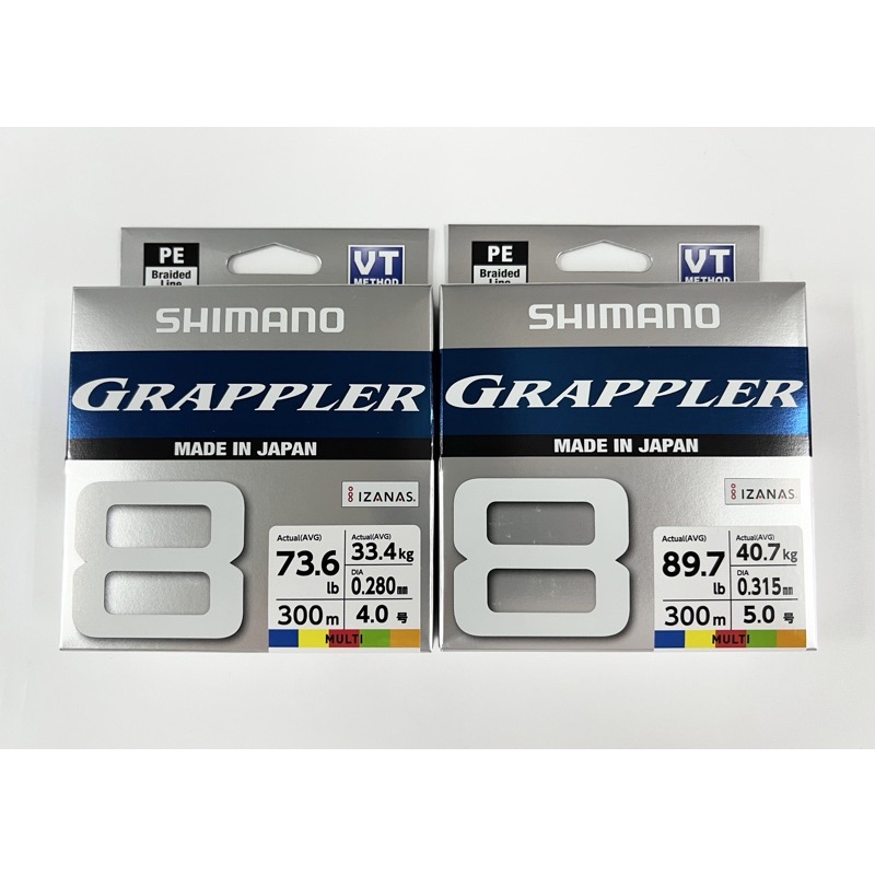 美品】SHIMANO GRAPPLER 300HG PE2号-300m