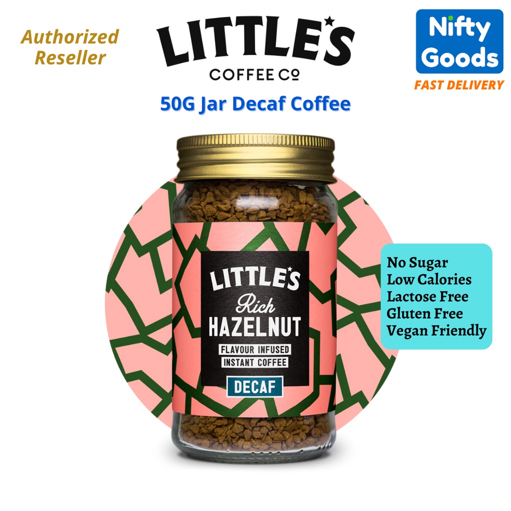 🧡 Little's Flavour Infused Coffee Rich Hazelnut Decaf 50G Shopee