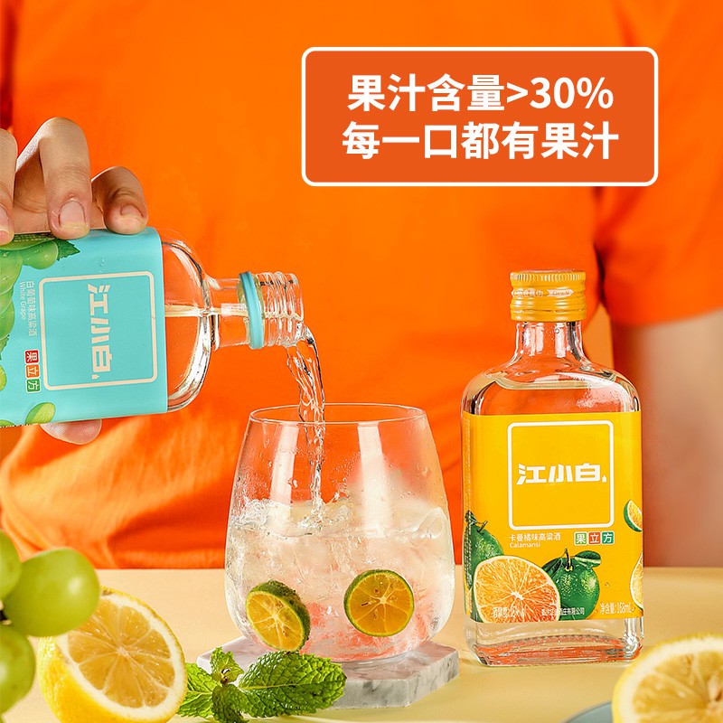 Jiang Xiao Bai Guo Li Fang Bai Jiu 江小白果立方白酒168ml | Shopee