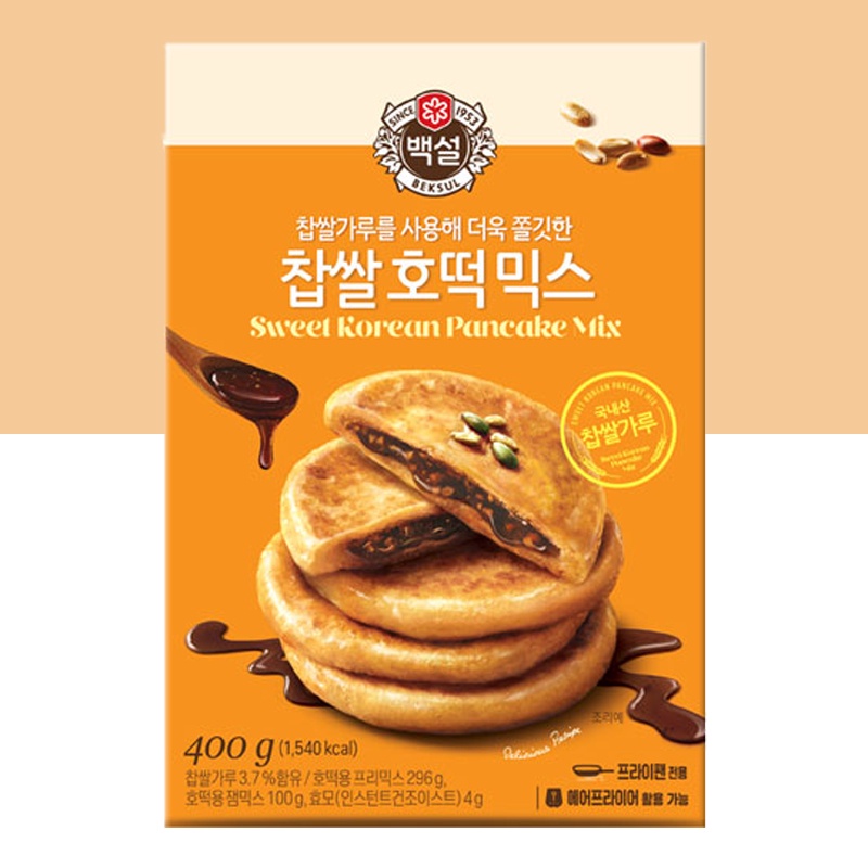 Beksul Korea Sweet Pancake Hotteok Mix Original 400g / Green Tea 400g ...