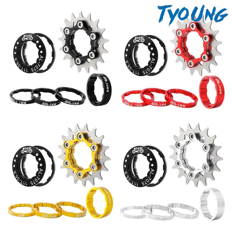 [tyoung] Bike Single Speed Fixie Cassette Cog 17T Fixed Gear Conversion