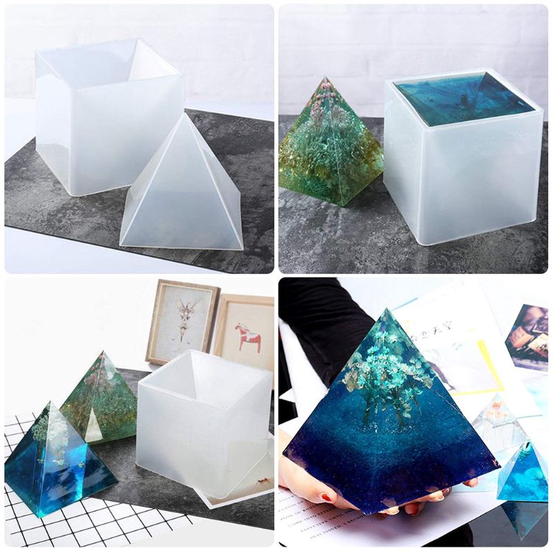 Large Resin Molds Pyramid Molds, Resin Silicone Molds For Diy