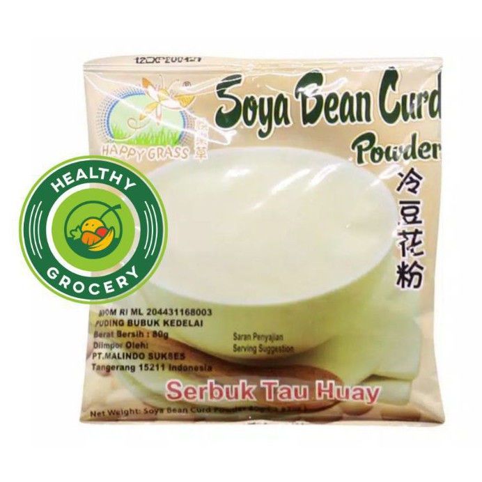Happy Grass Soya Bean Curd Jelly Powder 80gr Tau Huay Powder Shopee Singapore