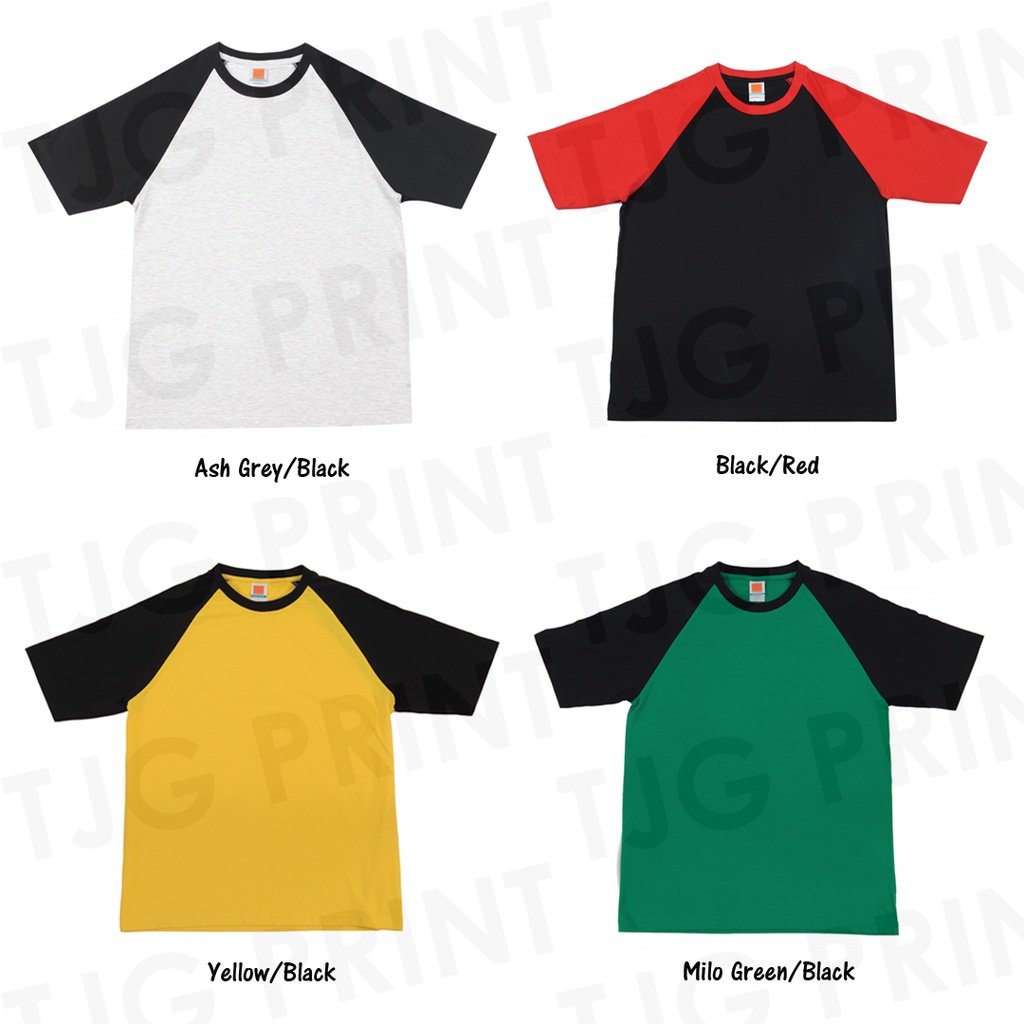black and yellow raglan shirt