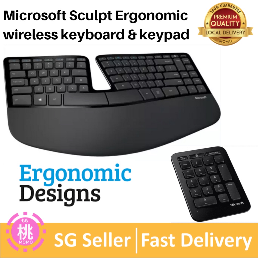 Microsoft Sculpt Ergonomic Keyboard wireless keyboard (5KV-00001 ...