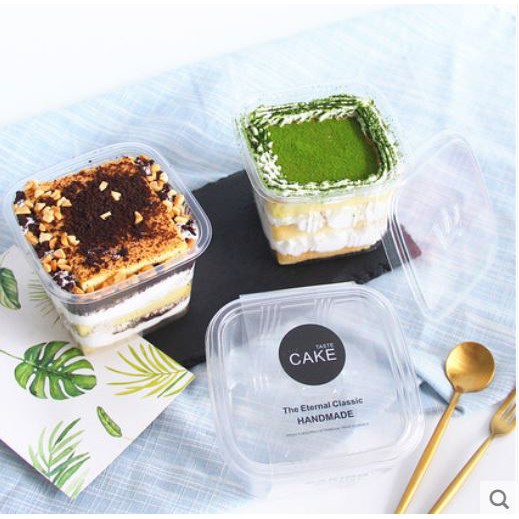 10pcs Dessert Cup Cookie Jar Plastic Packaging Mousse Cup Tiramisu Cup ...
