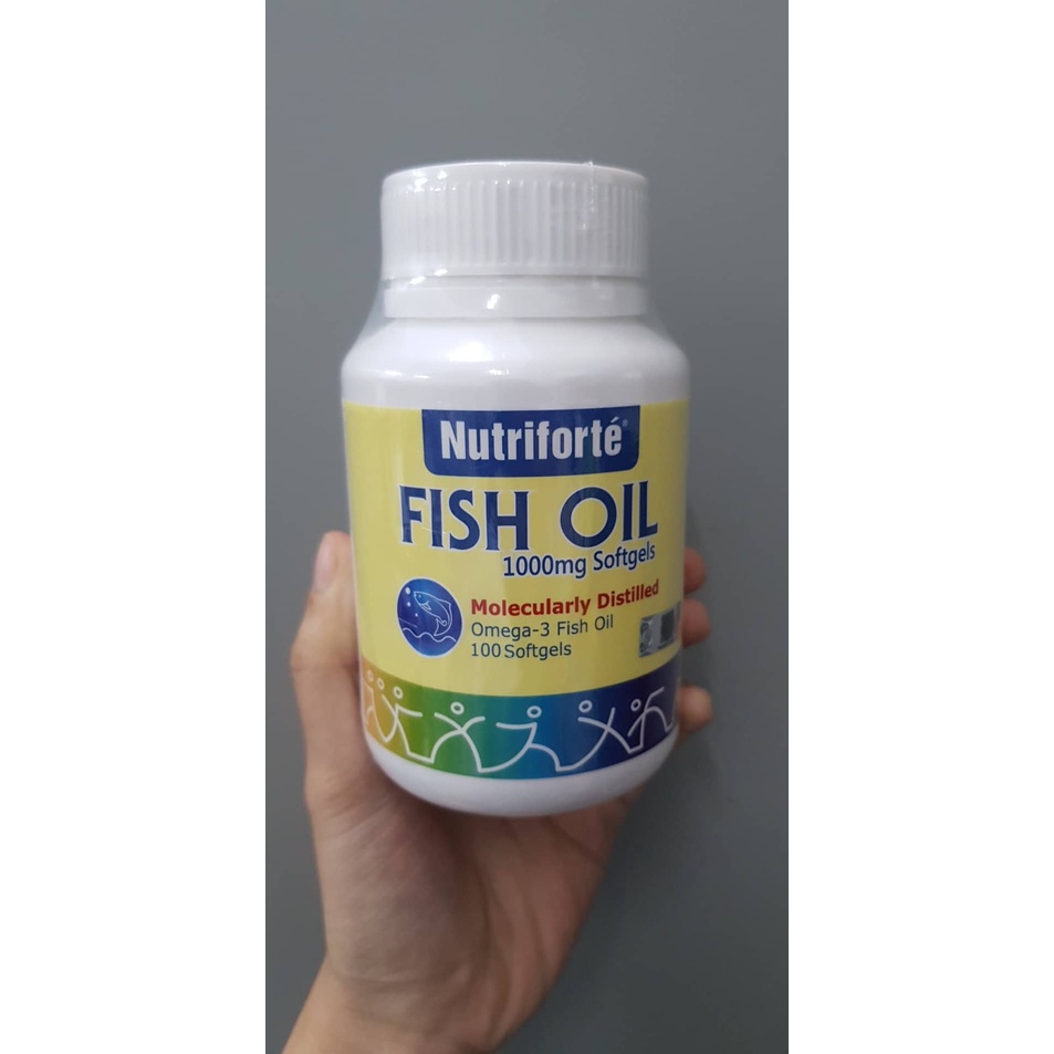 Nutriforte Fish Oil 1000mg 100's (exp: 8/2025) | Shopee Singapore