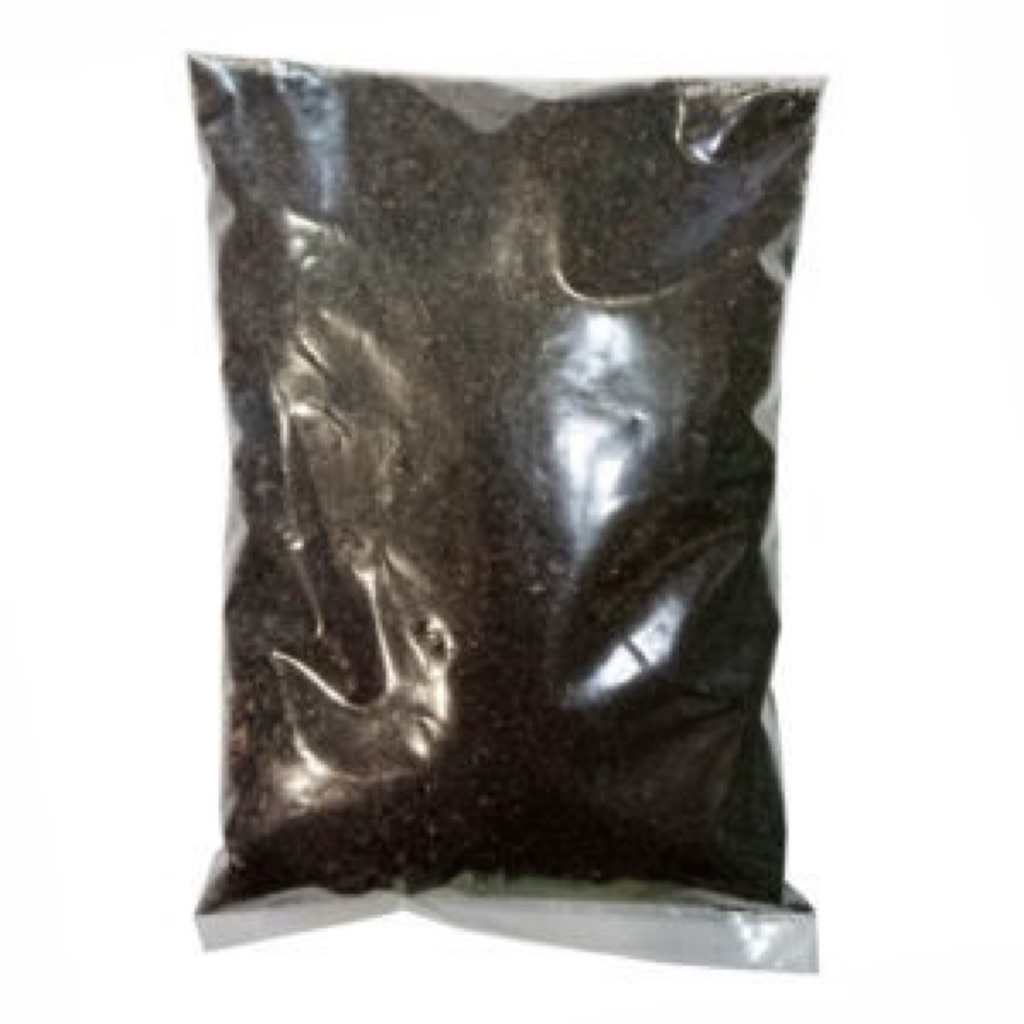 Freshly collected coffee grounds (500g) for as soil
