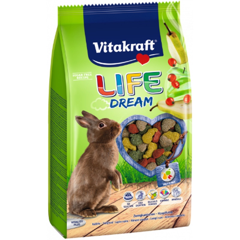 Vitakraft Life Dream (Rabbit) 600g | Shopee Singapore