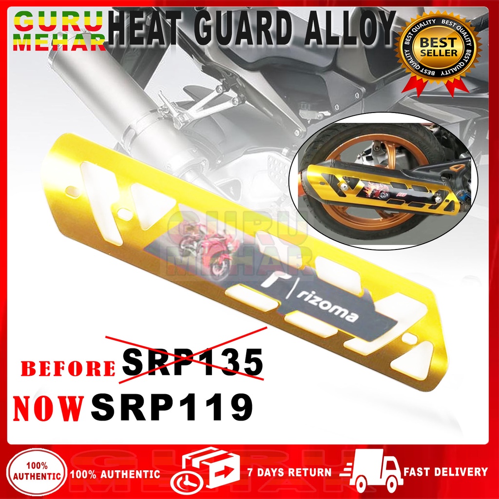 Heat Guard Universal fit to all Motors ( Muffler Heat Guard ) | Shopee ...