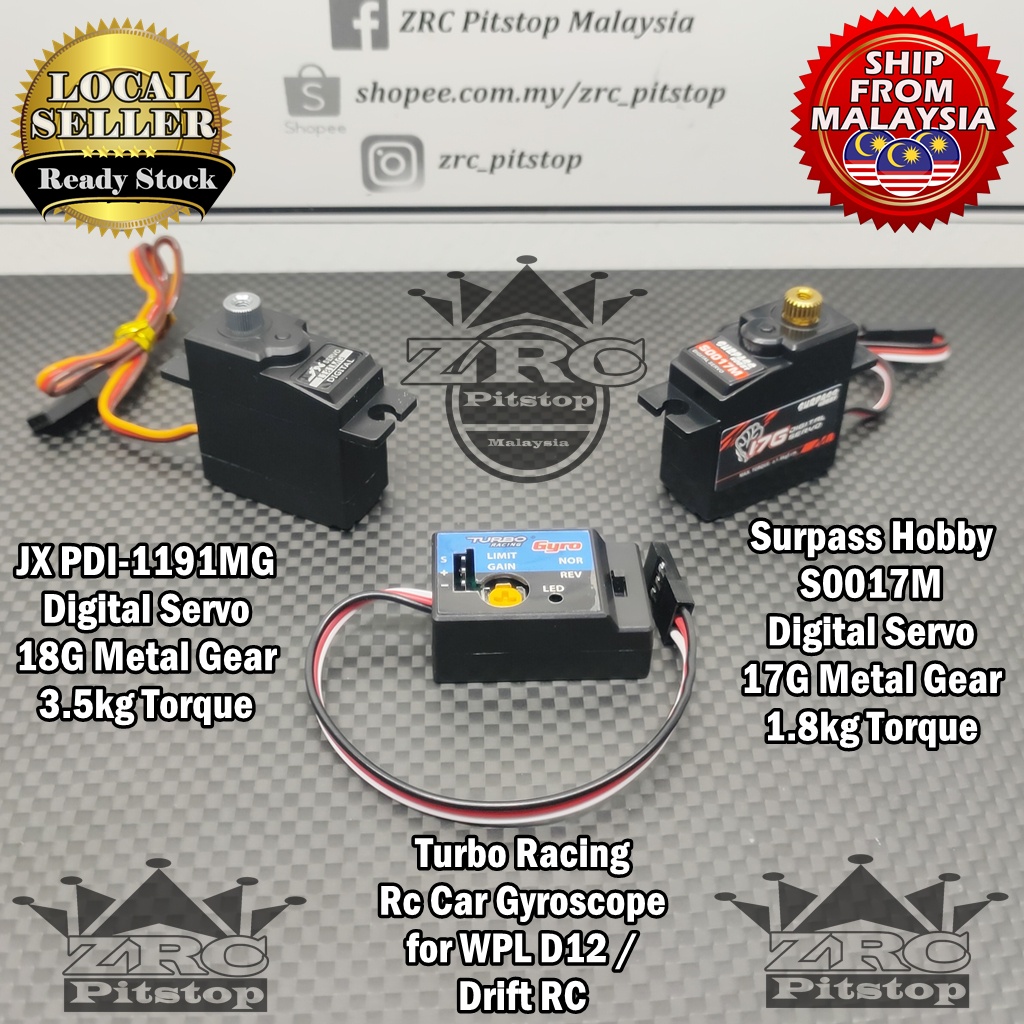 Servo Per Auto Radiocomandate Servo Digitale JX PDI-1181MG 18g 3.5