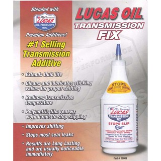 LUCAS TRANSMISSION FIX - Eliminate Jerk Stop Slip Stop Leak ATF Only