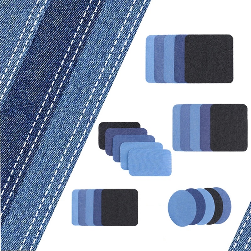 1pcs Selfadhesive Denim Cloth Patches for Clothes DIY Iron on Patch Appliques Jeans Pants Knee