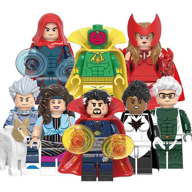 Marvel Avengers Wanda Vision Super Hero Scarlet Witch Quicksilver ...