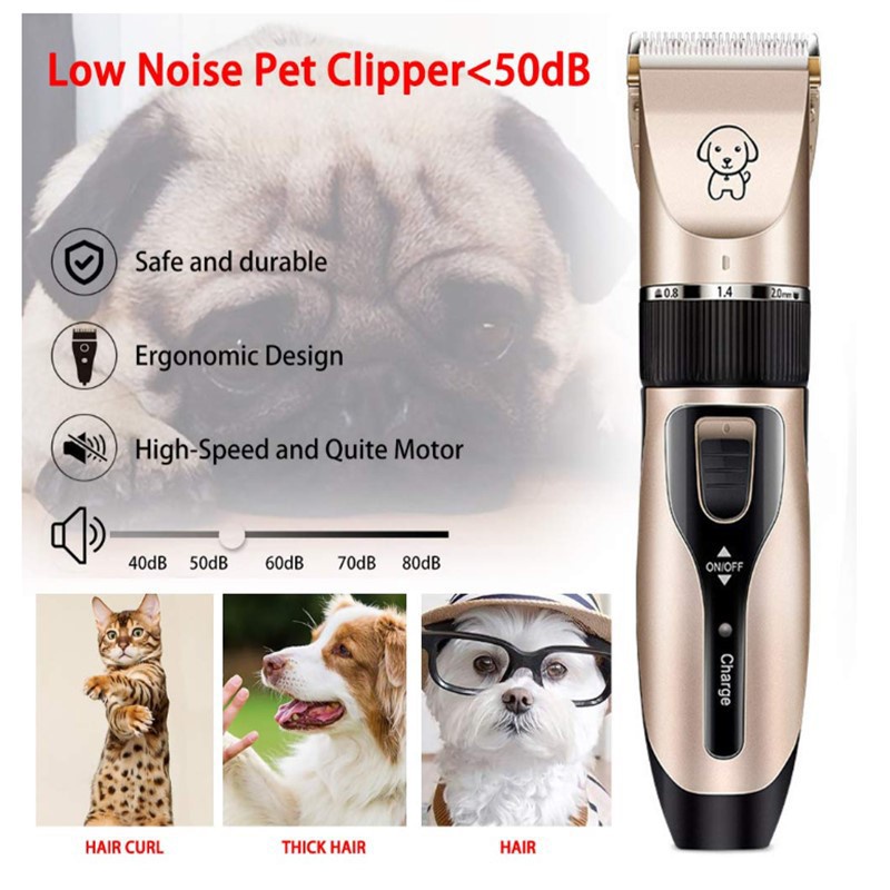 Low noise pet hair clipper best sale