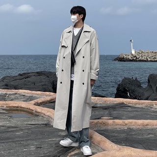 Mens knee length on sale overcoat