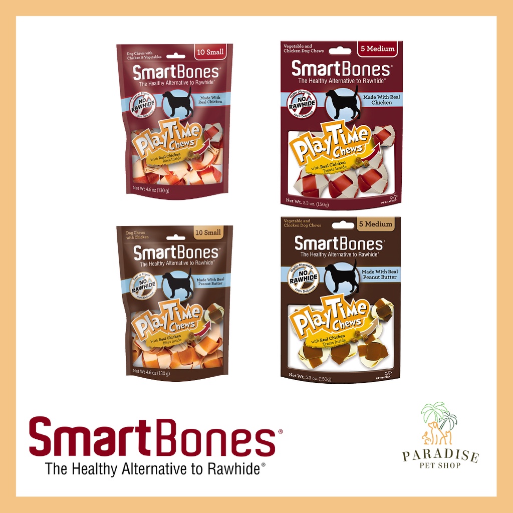 SmartBones Playtime Chews (Small/Medium) | Shopee Singapore