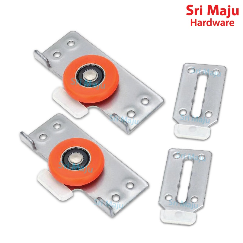 MAJU 389-O Orange Roller Furniture Sliding Roller Wheel for Closet ...