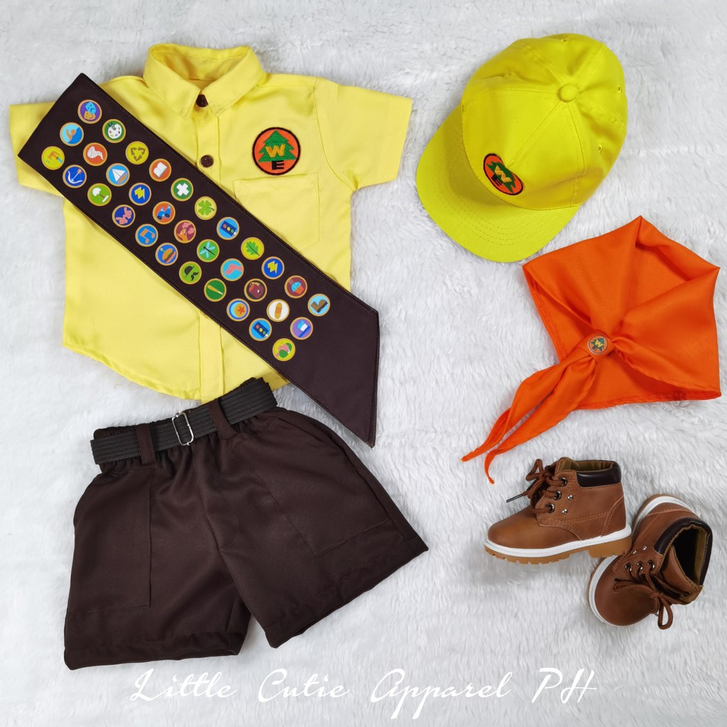 RUSSELL UP DISNEY PIXAR WILDERNESS SCOUT COSTUME