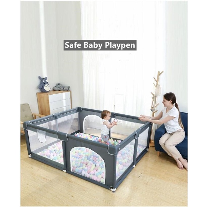 "SG SELLER" Baby Playpen PlayPens for Babies and Toddlers Large Play