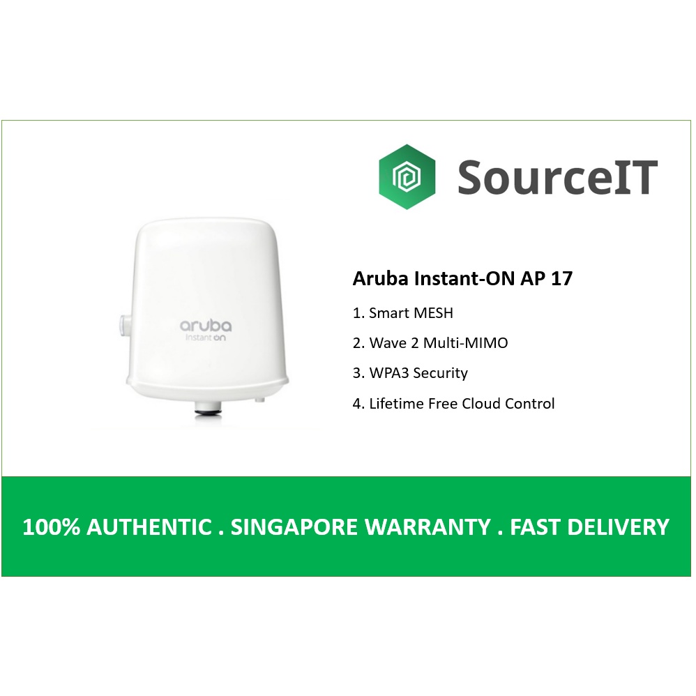 Aruba Instant On AP17 2x2 Outdoor Access Point, PoE supported Exclude ...