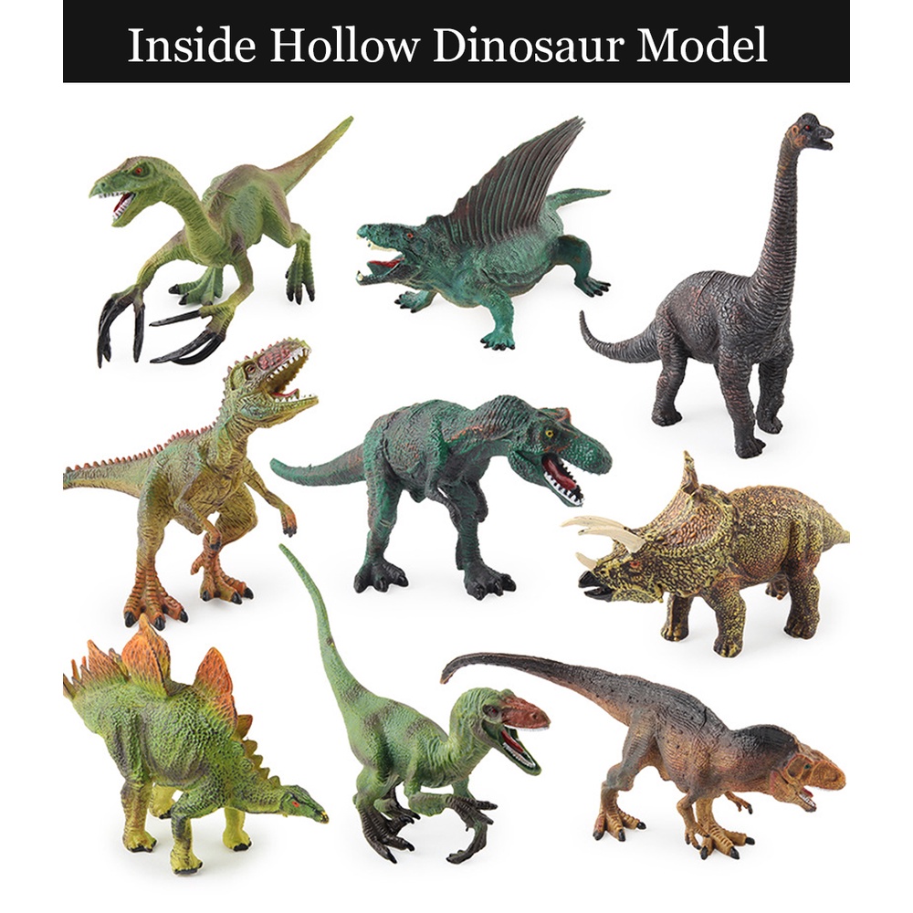 Dinosaur Model Brachiosaurus Tyrannosaurus Rex Ornamental Toy - Party ...