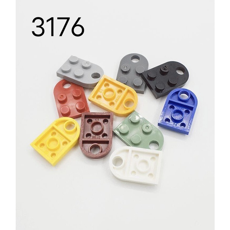 Compatible with Lego Small Particles 3176 Spare Parts Heart Shaped 2x2 Board Single Side Round with Through Hole Building Blocks Shopee Singapore