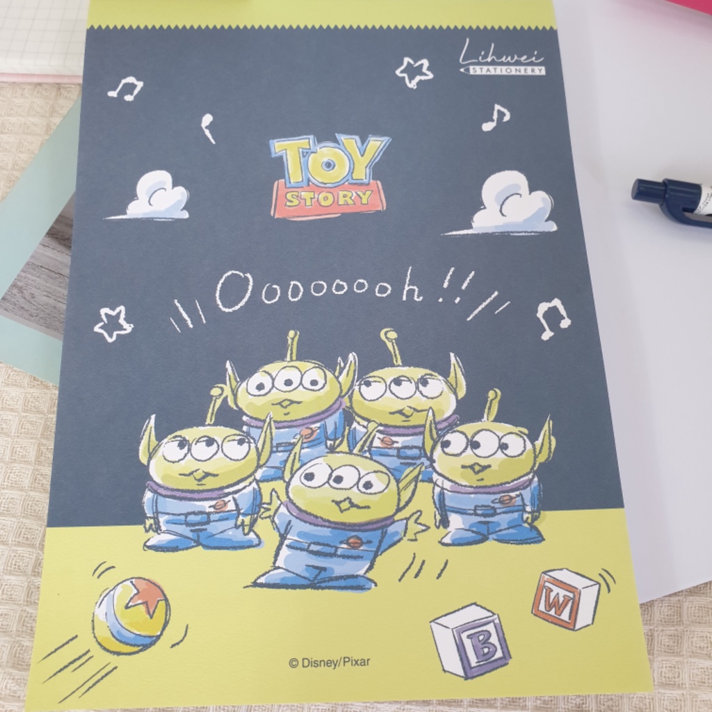 Disney Flip-Up Blank Notepad 25k Three-Eyed Monster Note Pooh Paper Toy ...