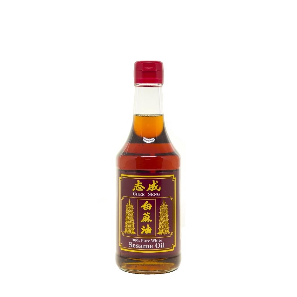 CHEE SENG 100% Pure White Sesame Oil 志成 (白)香麻油 320ml | Shopee Singapore