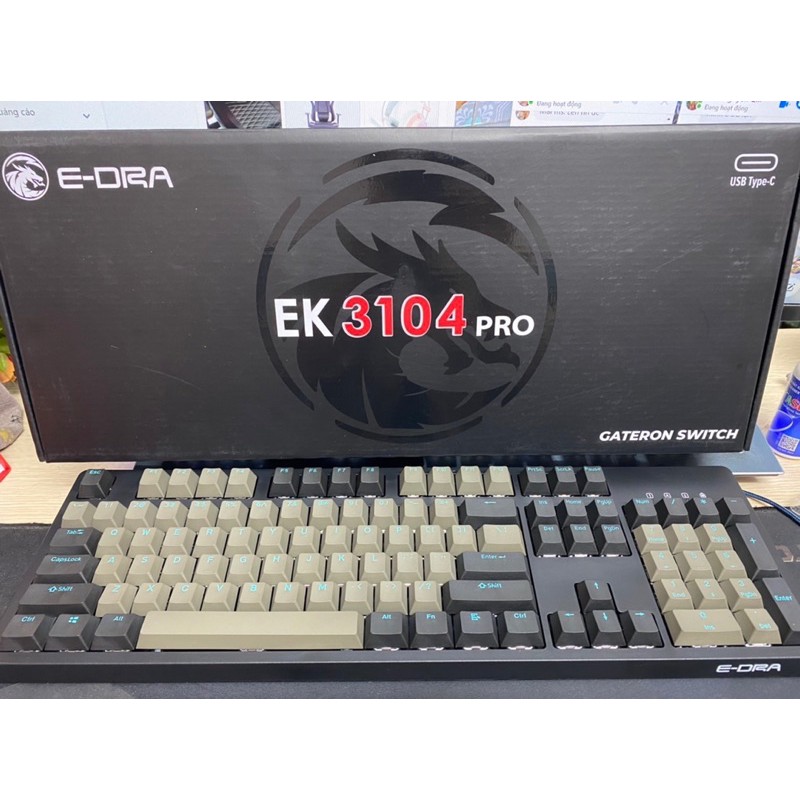 Edra EK-3104 Pro Gateron mechanical keyboard | Shopee Singapore