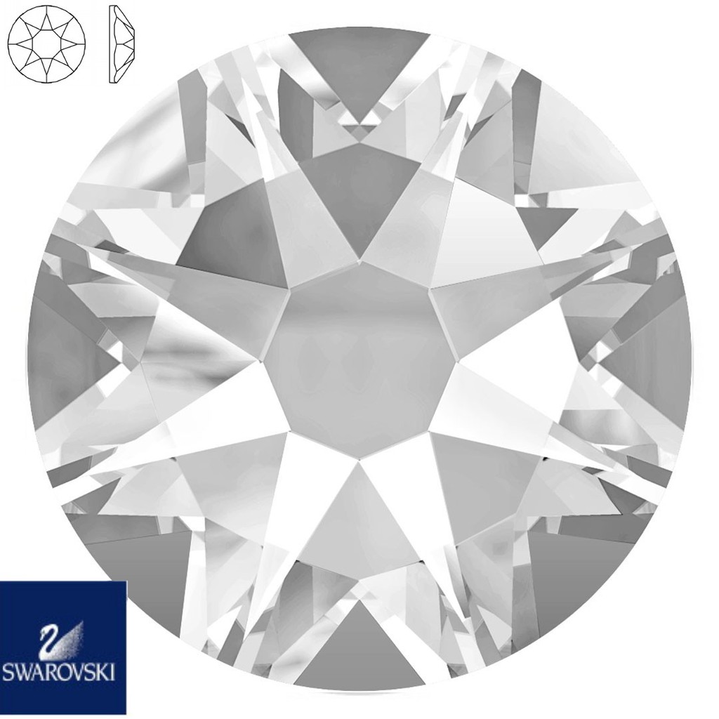 SWAROVSKI Hotfix Crystal Batu Manik SS8 SS10 SS12 SS16 S20 SS30
