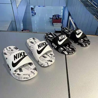 White nike hot sale slides women