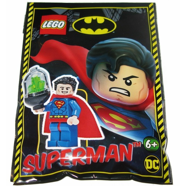 Original Lego DC Super Heroes 211903 Superman Blue Suit Tousled Hair Minifigure Foil Pack Sealed new Shopee Singapore