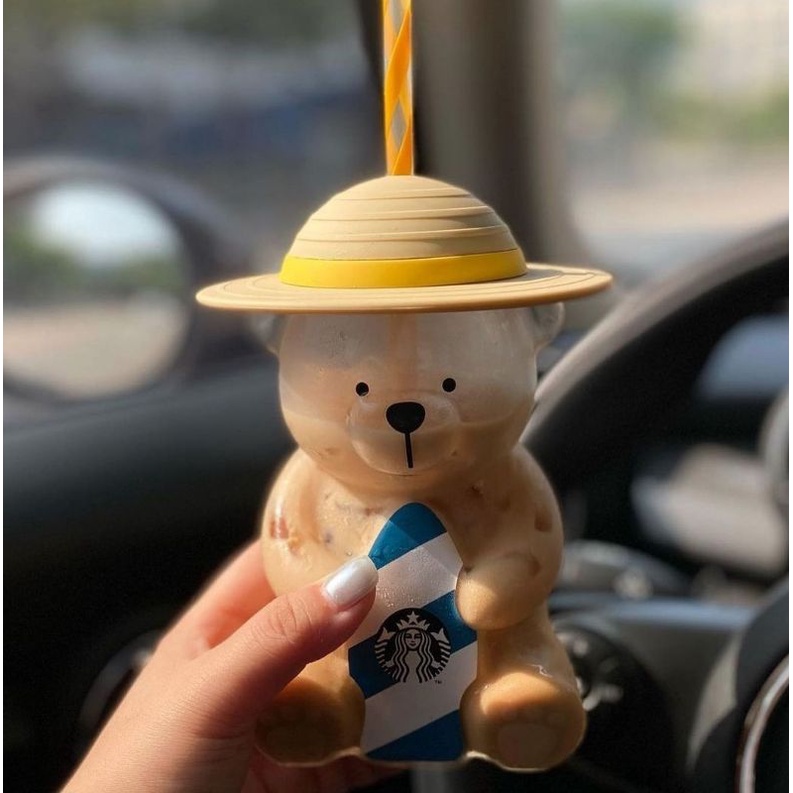[Ready Stock] Starbucks Korea Bearista Glass Cold Cup 473ml Shopee Singapore